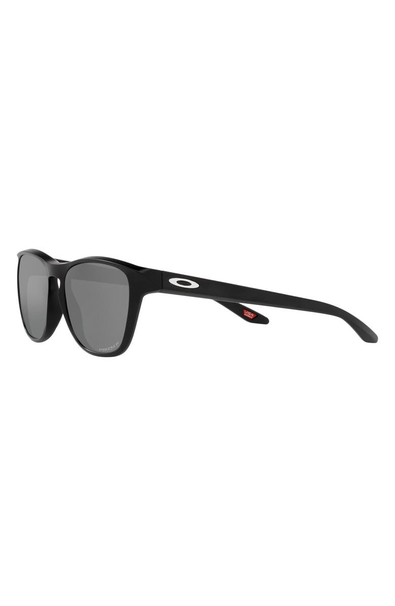 Oakley Manorburn 56mm Prizm<sup>™</sup> Polarized Square Sunglasses, Alternate, color, Matte Black