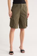Good American Twill Cargo Shorts