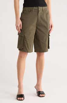 Good American Twill Cargo Shorts
