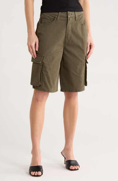 Good American Twill Cargo Shorts