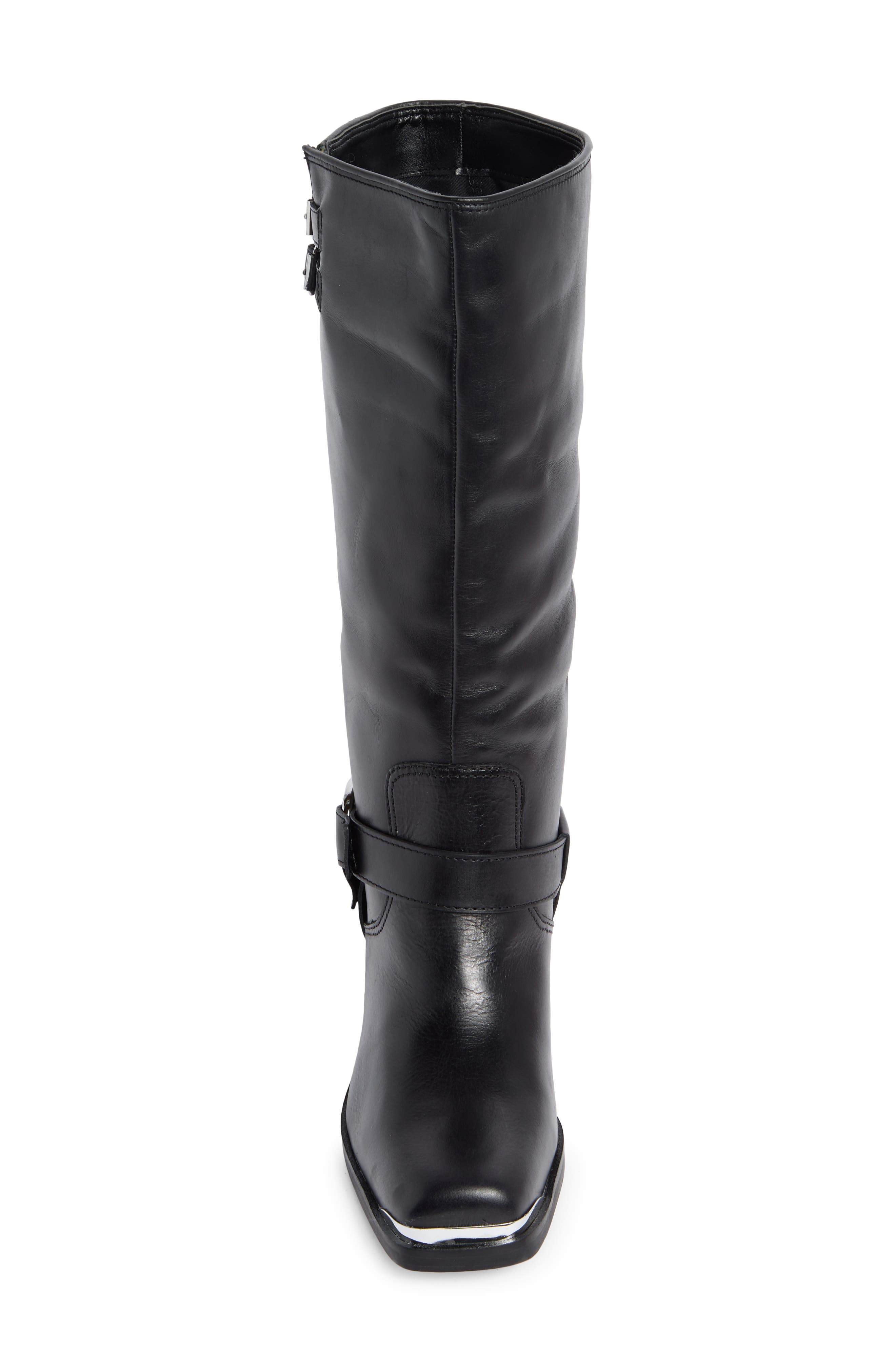 Dolce Vita Evi Leather Moto Boot, Alternate, color, 