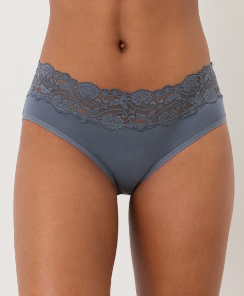 Lace Waist Brief 3-Pack Made With Organic Cotton