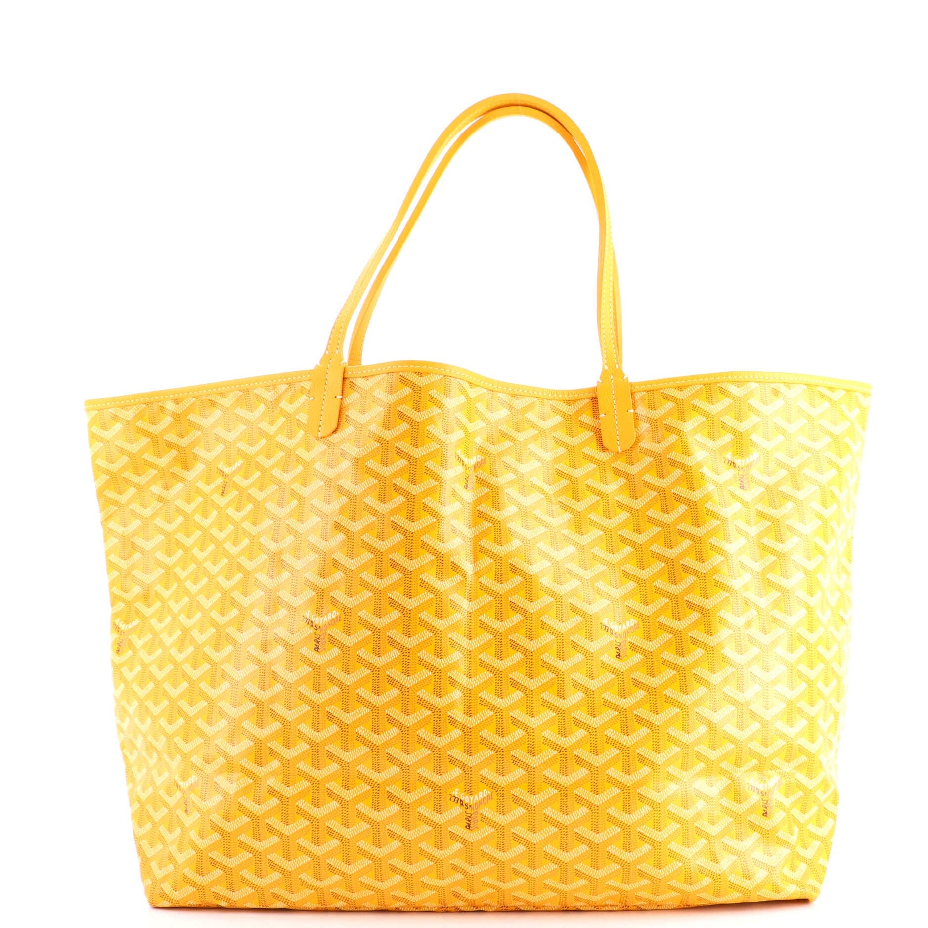 Pre-Owned Goyard Saint Louis Tote Coated Canvas GM, Alternate, color, Orange
