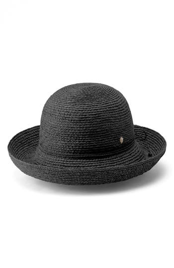 Helen Kaminski Prima 10 Raffia Hat In Charcoal