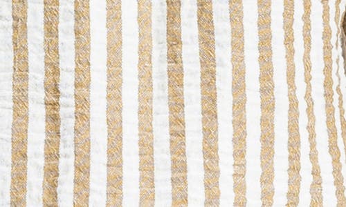 MAX STUDIO MAX STUDIO STRIPE DRAWSTRING WAIST SHORTS 
