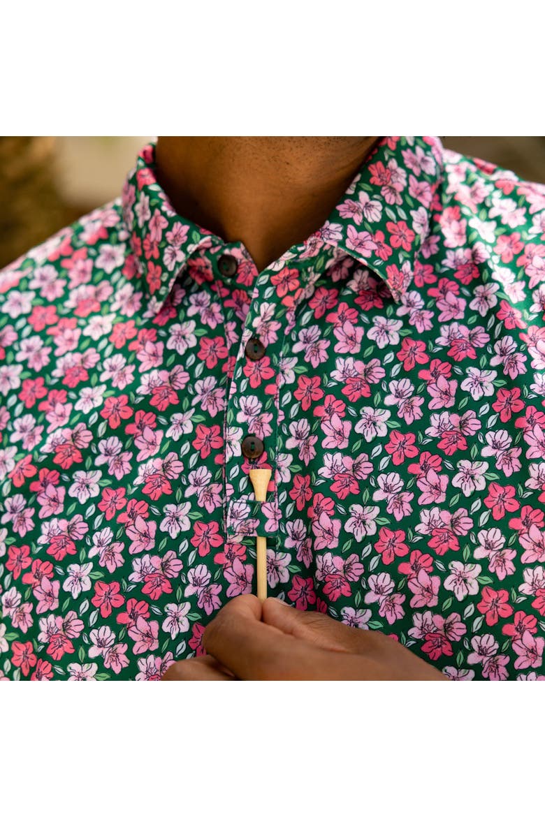 The Azaleas - Golf Shirt, Alternate, color, Pink