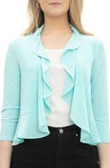 Nina Leonard Chiffon Ruffle Bolero