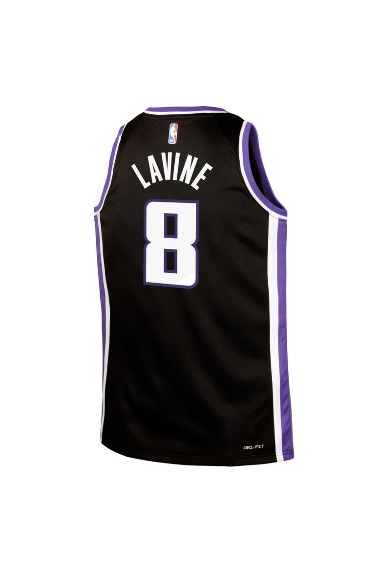 Youth Nike Zach LaVine Black Sacramento Kings Swingman Jersey - Icon Edition, Alternate, color, Black