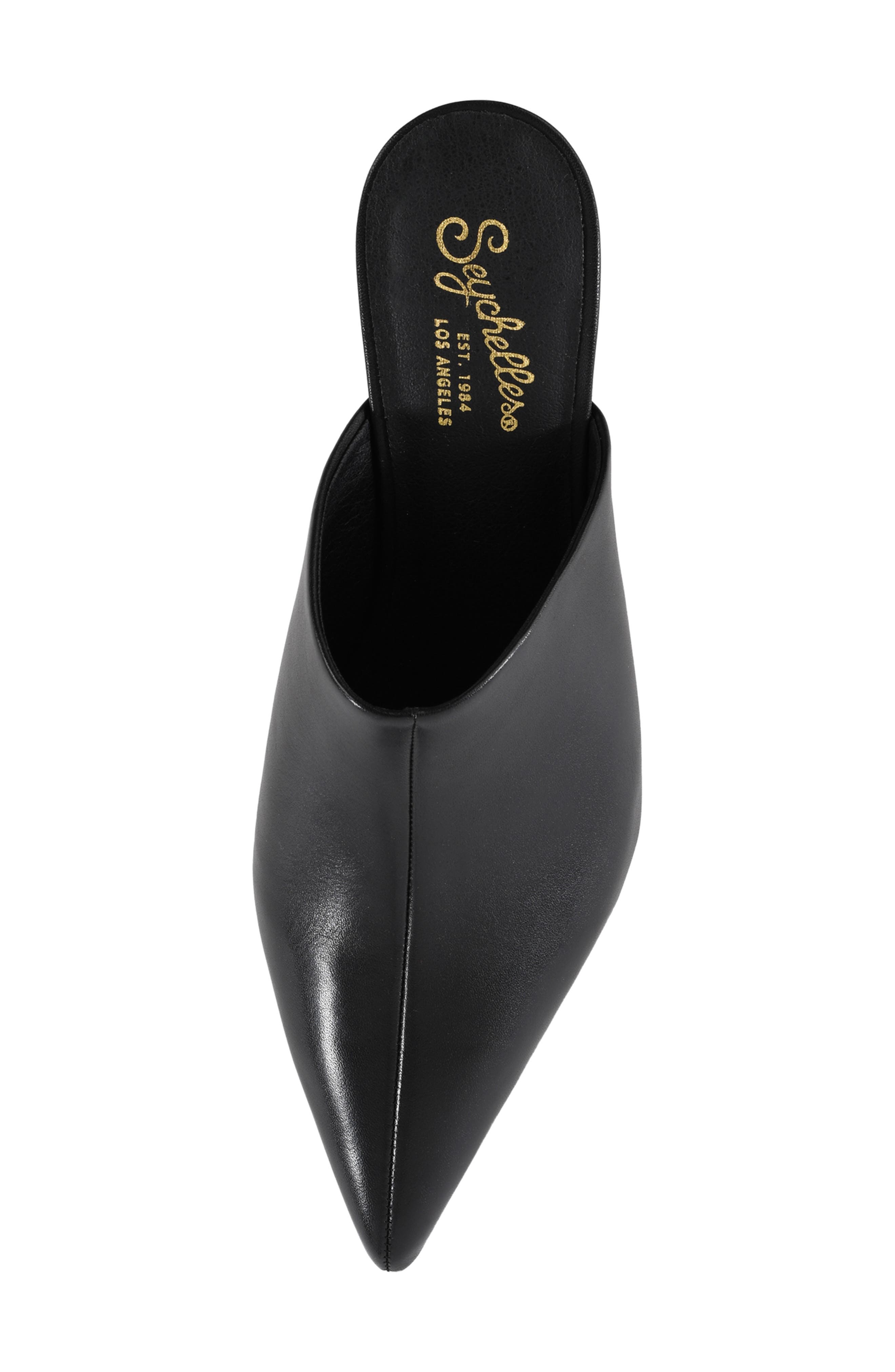 Seychelles Stefani Pointed Toe Mule, Alternate, color, Black