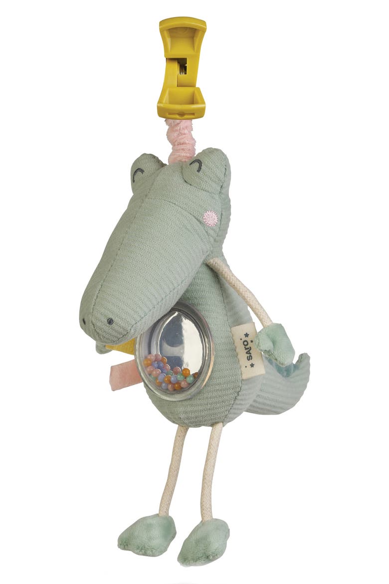 Jungle Party Mirror Rattle, Alternate, color, CROCODILE