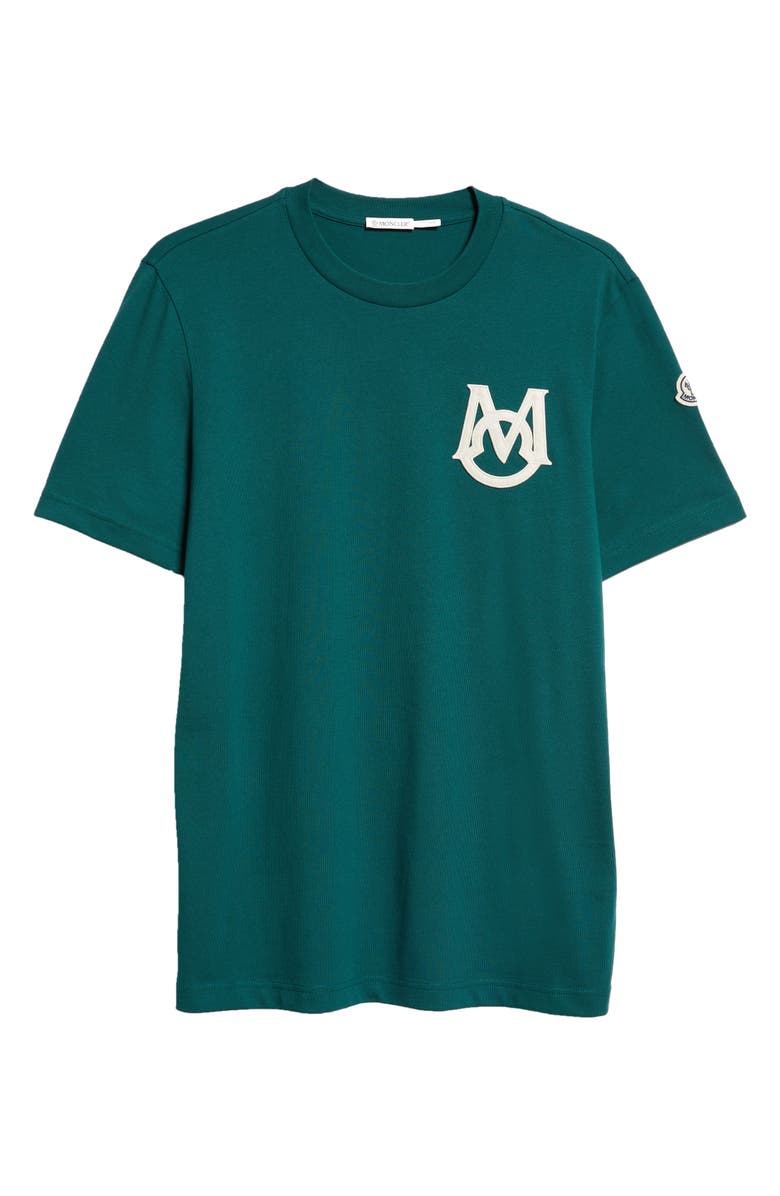 Moncler Logo Patch T-Shirt, Alternate, color,