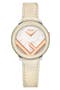 Women's Run Away Genuine Elaphe Snakeskin Leather Strap Watch, 28mm