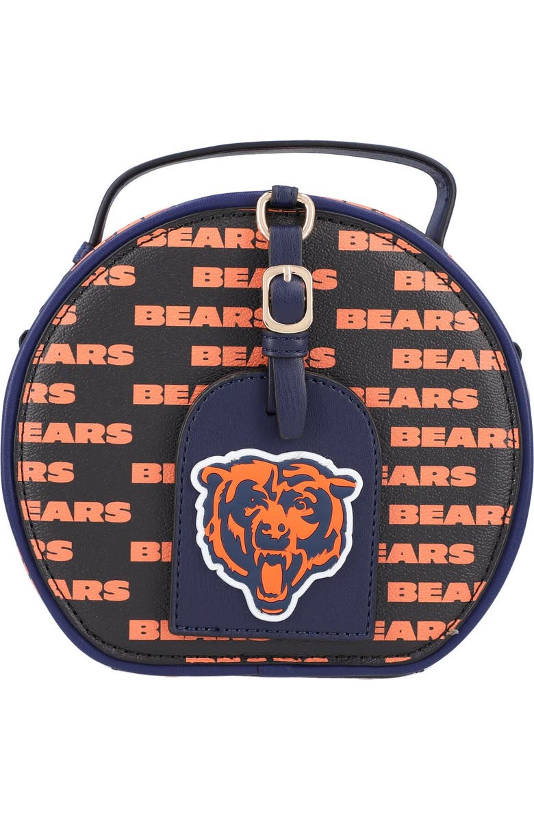 CUCE Chicago Bears Repeat Logo Round Bag, Main, color, Black