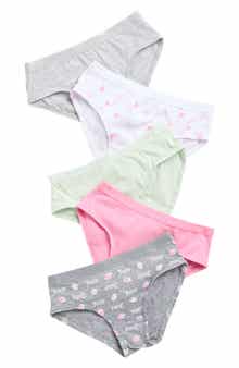 Juicy Couture Kids' Assorted 5-Pack Bikini Briefs