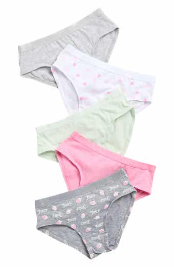 Juicy Couture Kids' Assorted 5-Pack Bikini Briefs