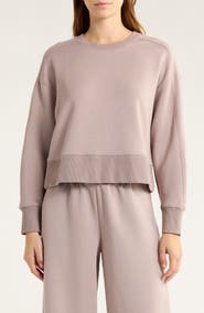 SPANX® AirEssentials® Luxe Crop Crewneck Sweatshirt