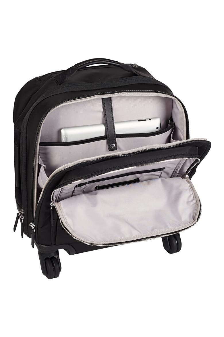 Voyageur Osona 16-Inch Wheeled Carry-On, Alternate, color, BLACK/ SILVER