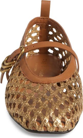 Spire Woven Mary Jane Flat