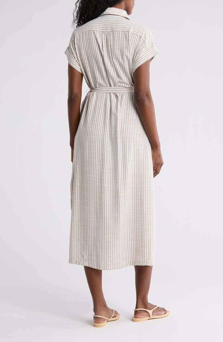 MAX STUDIO Stripe Shirtdress, Alternate, color,