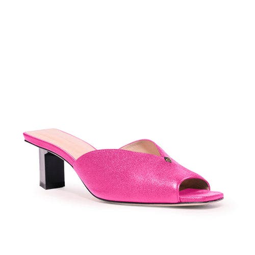 Tiannia Barnes Tiffany Mule Sandals In Pink