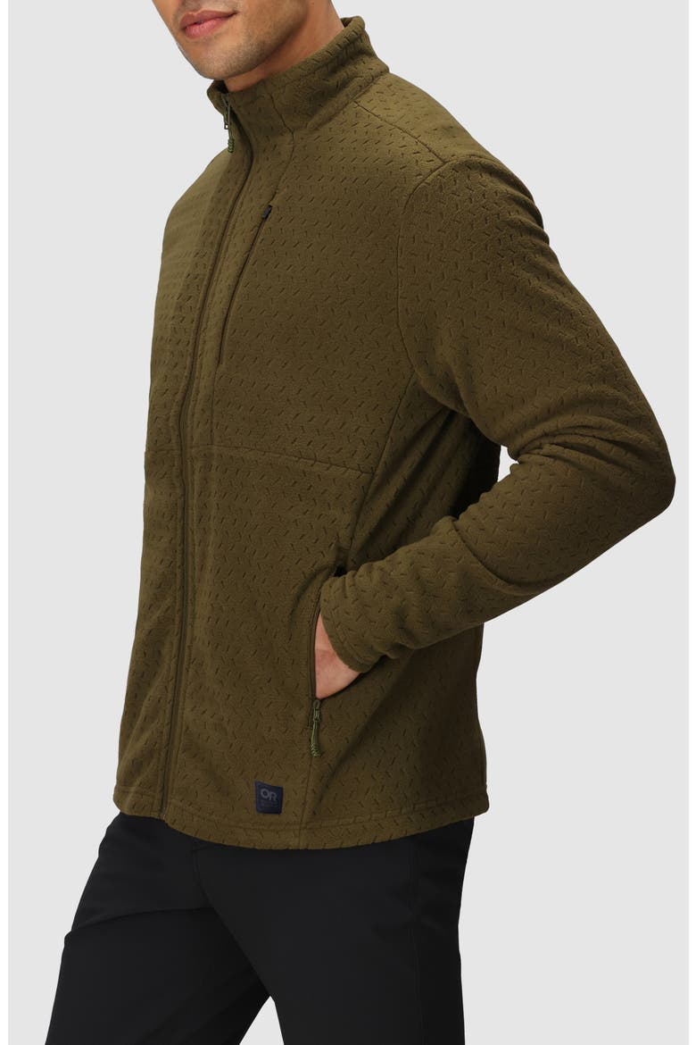 Trail Mix XT Fleece Jacket, Alternate, color, DARK OLIVE