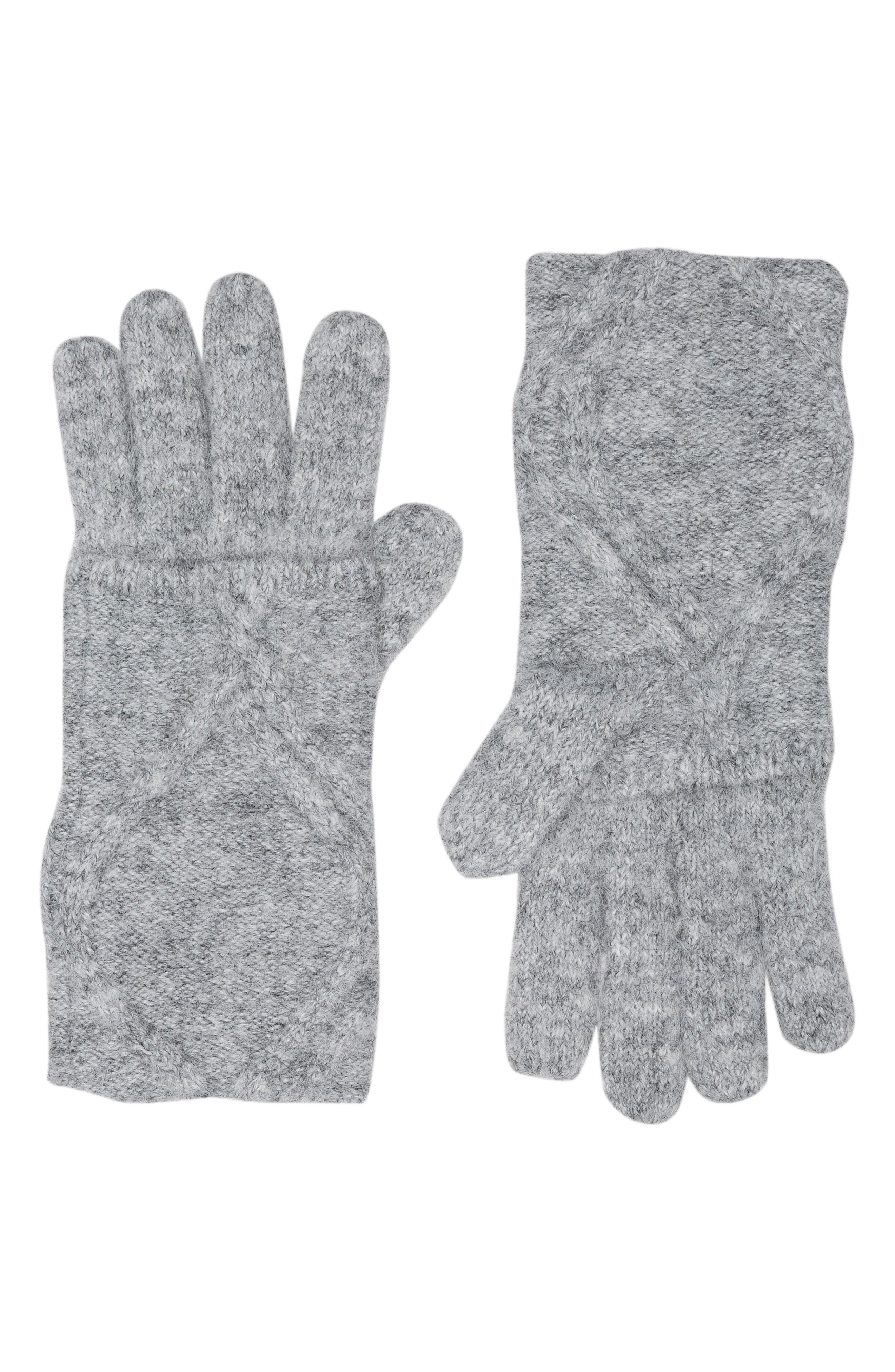 Cable Foldover Gloves