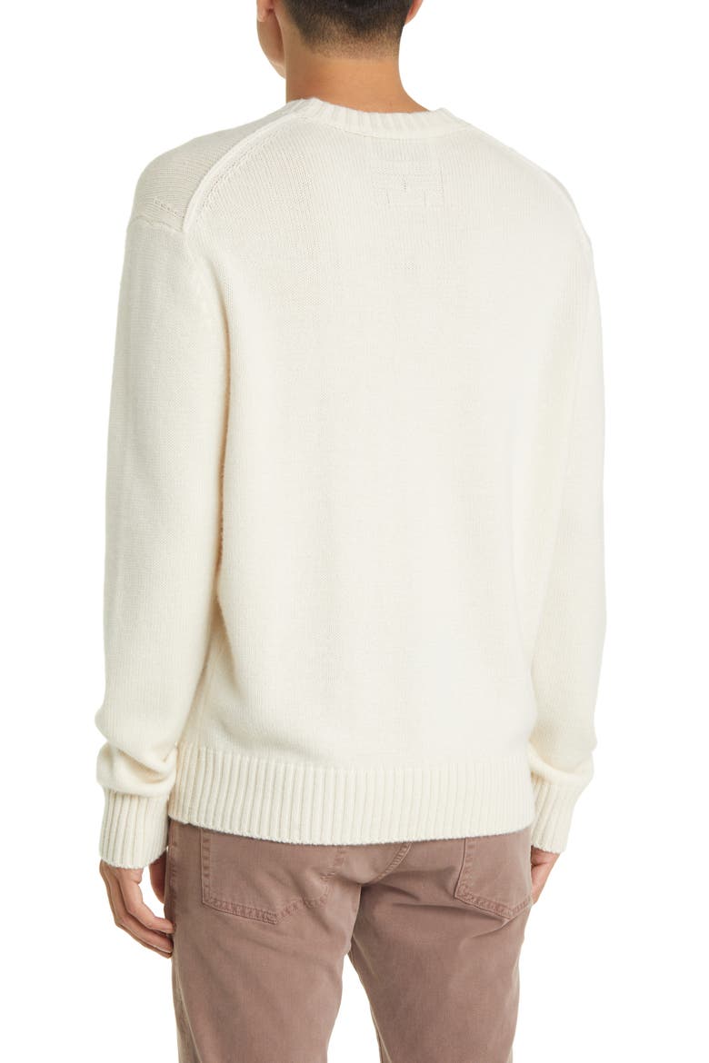 Cashmere Crewneck Sweater, Alternate, color, CREAM