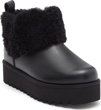 UGG® Ultra Mini Alina Curled Genuine Shearling Platform Boot