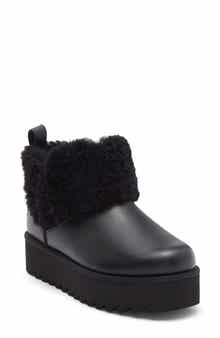 UGG® Ultra Mini Alina Curled Genuine Shearling Platform Boot
