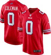 Nike Men's Nike Keon Coleman  Red Buffalo Bills Alternate Game Jersey