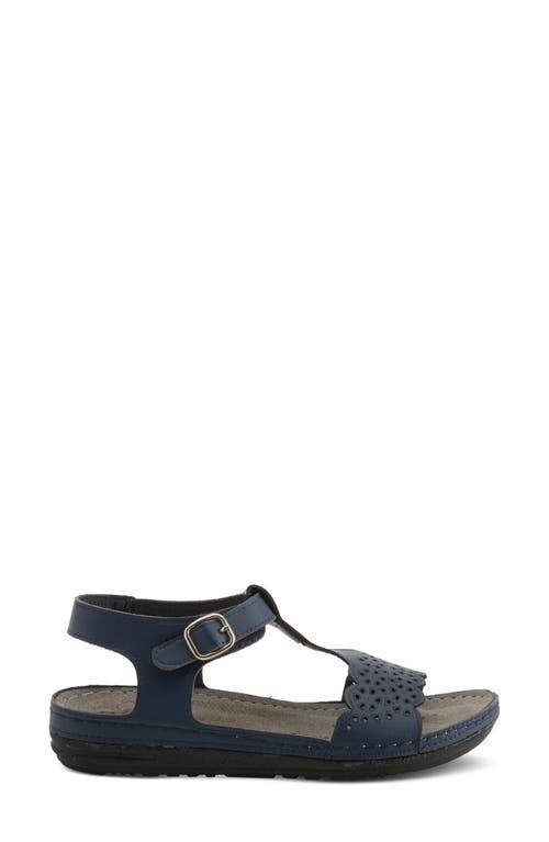 Flexus By Spring Step Steve Sandal In Navy
