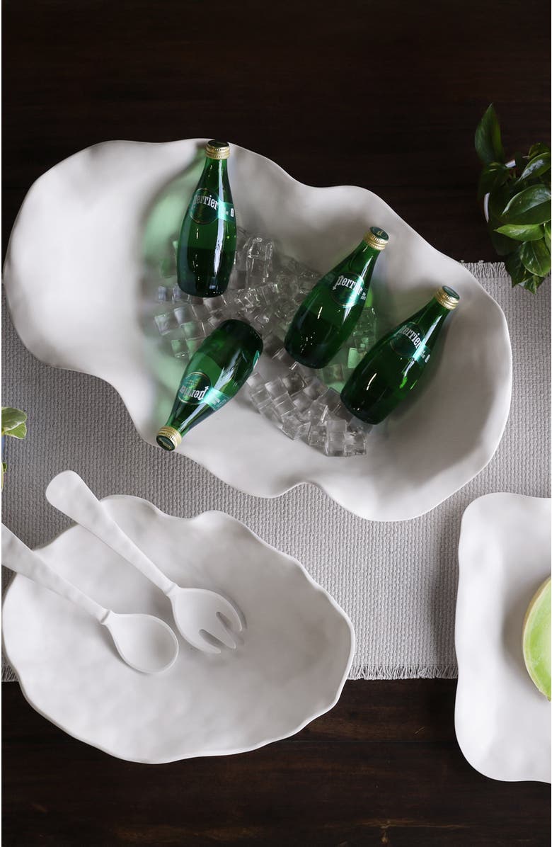 BEATRIZ BALL Collection VIDA Nube Extra Large Oval Centerpiece, Alternate, color, White