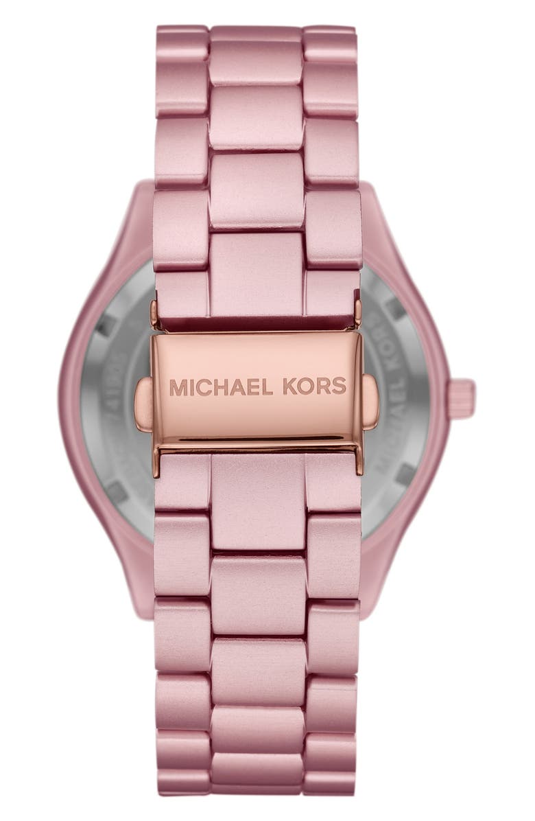Michael Kors 'Slim Runway' Bracelet Watch, 42mm, Alternate, color,