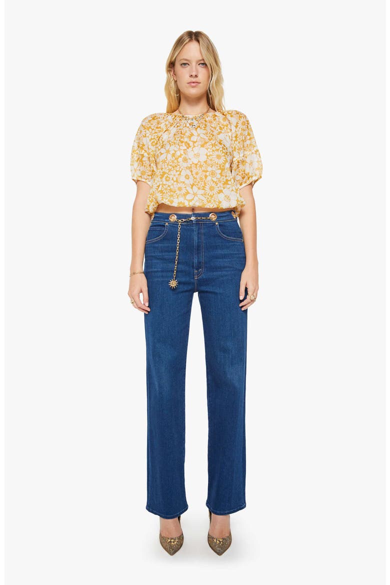 The Party in the Back Floral Cotton Crop Top, Alternate, color, FLORAL NOTES