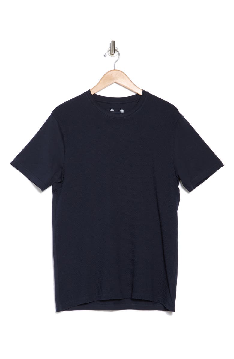 DENIM AND FLOWER Textured Crewneck T-Shirt, Alternate, color,