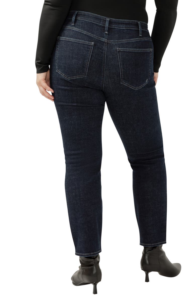 Silver Jeans Co. Isbister High Waist Straight Leg Jeans, Alternate, color, 