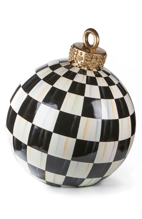 Jolly Courtly Check Outdoor Ornament