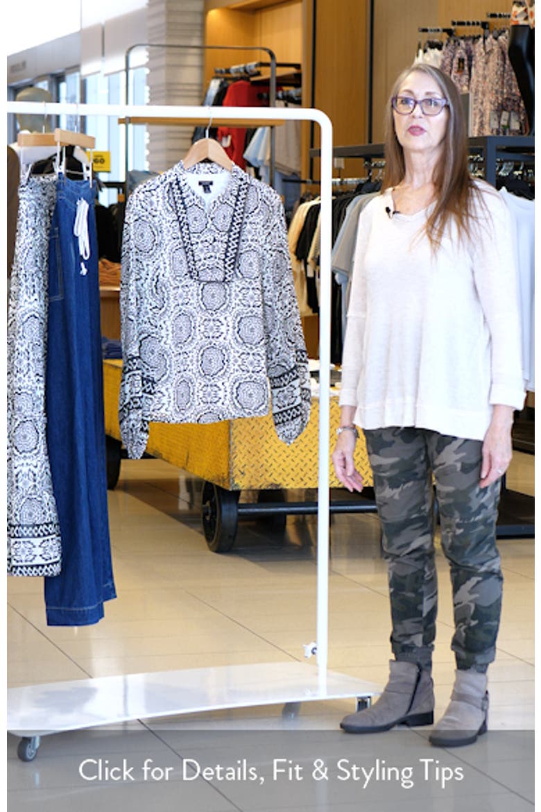 Print Peasant Top video