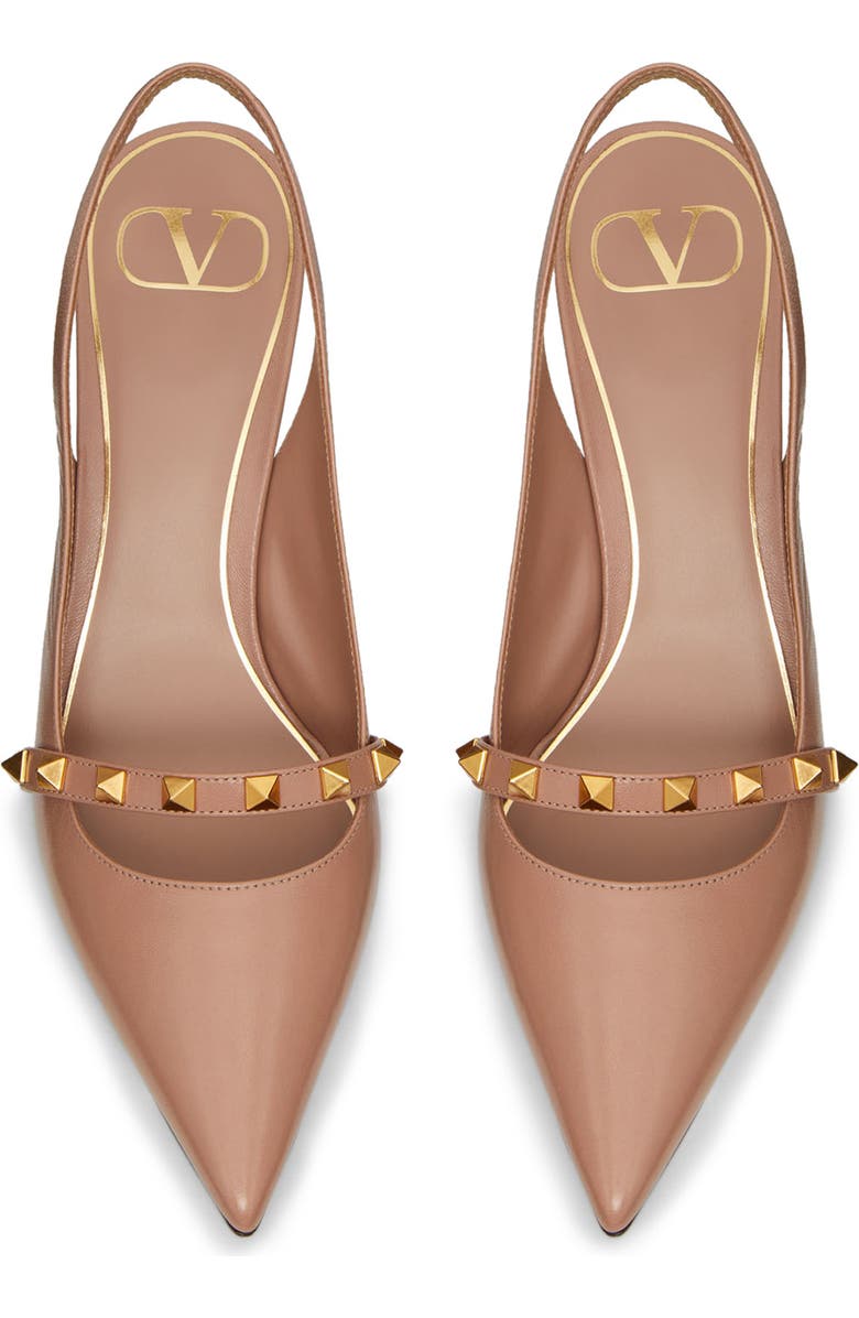 Valentino Garavani Rockstud Slingback Pump, Alternate, color,