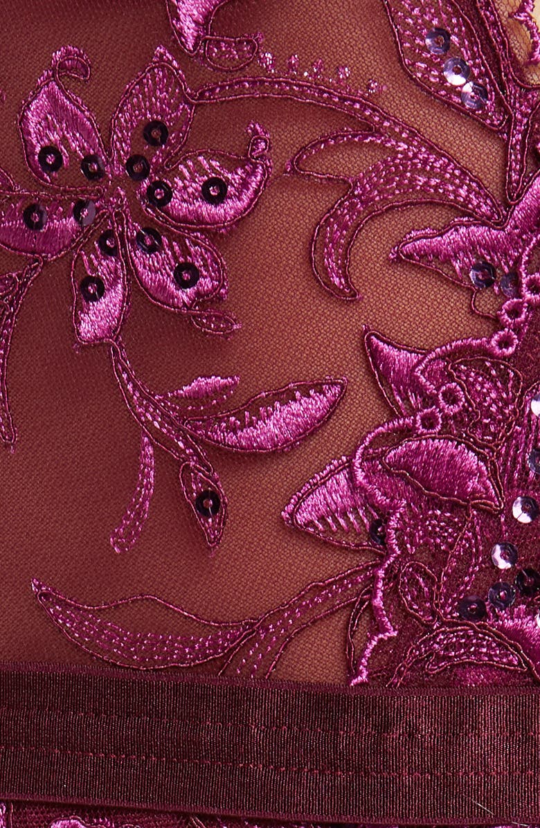 Ann Summers The Boldly Beautiful Thong Bodysuit with Garter Straps, Alternate, color, 