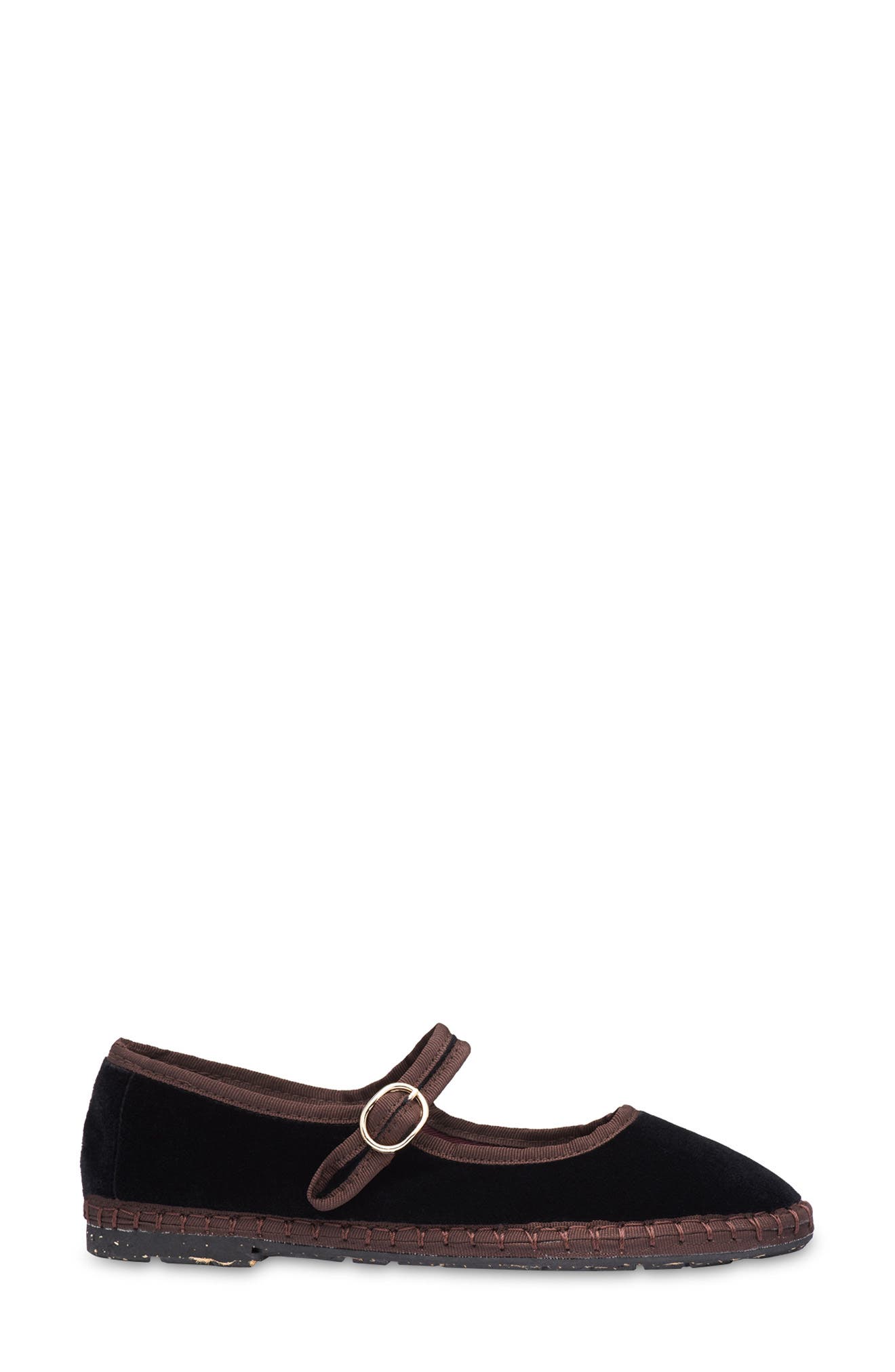 Sethe Mary Jane Flat, Alternate, color, BLACK