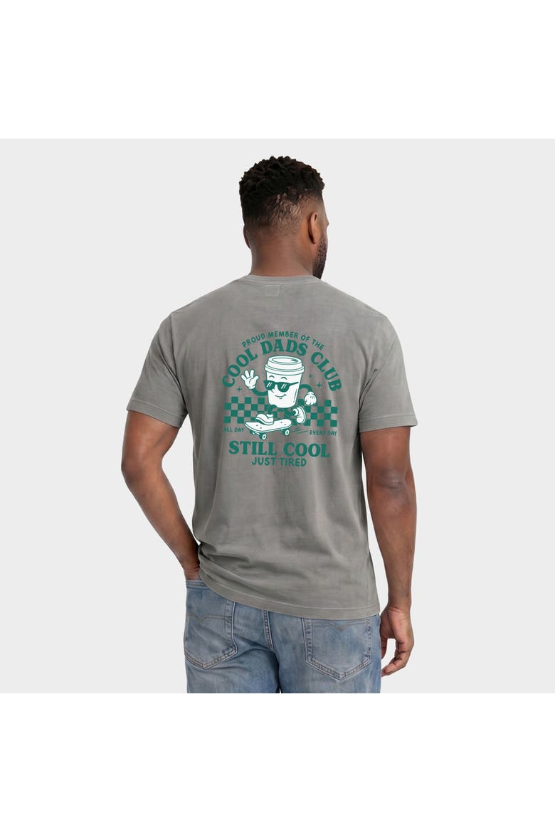Cool Dads Club Coffee Garment Dyed T-Shirt, Alternate, color, Grey