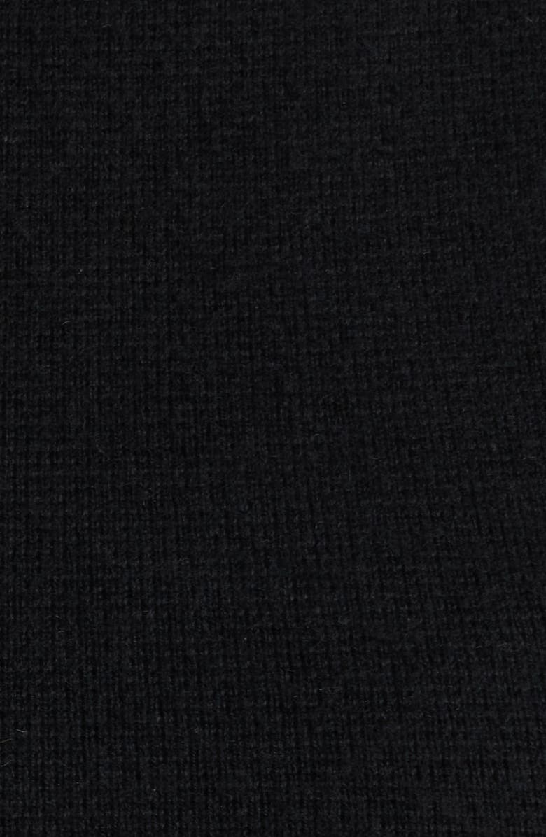 HOUSE OF CB Gaia Cashmere Sleeveless Turtleneck Midi Dress, Alternate, color, Black