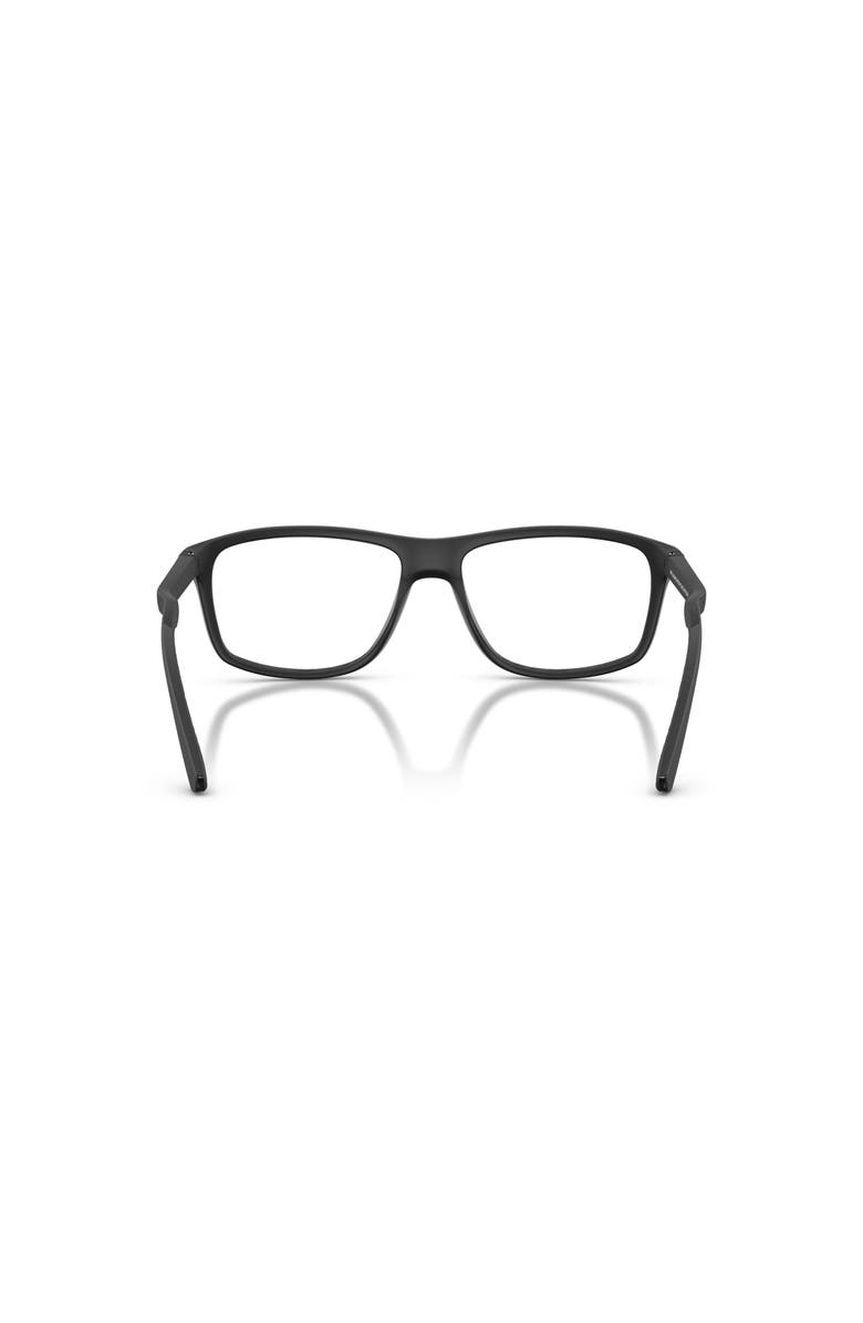 ARNETTE 57mm Rectangle optical glasses, Alternate, color, Black