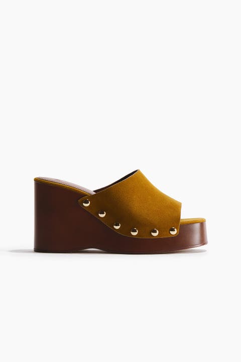 Wedge-heeled Sandals