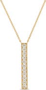 Bony Levy Rita Diamond Bar Pendant Necklace