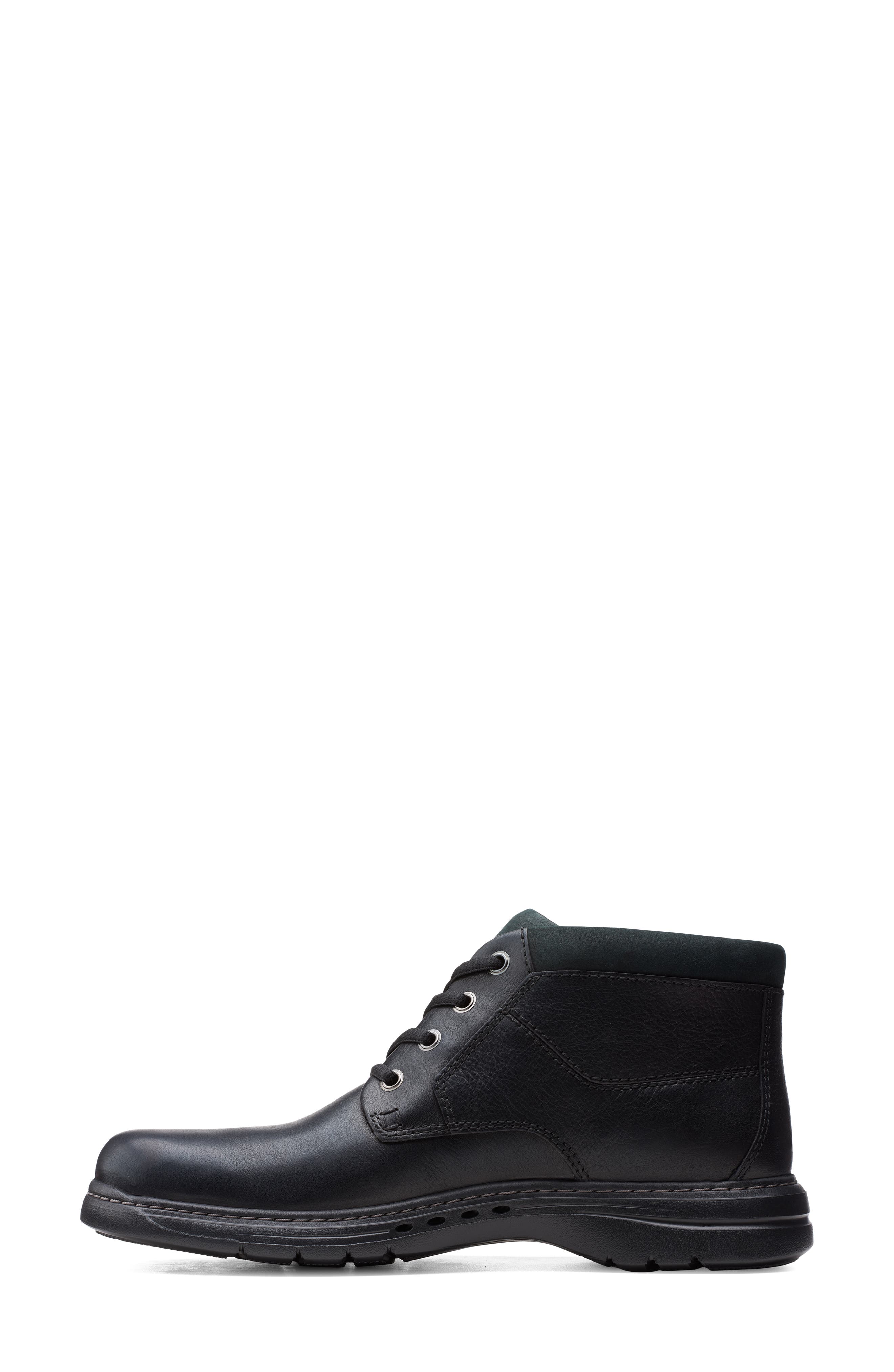 Un Brawley Chukka Boot, Alternate, color, BLACK TUMBLED LEATHER