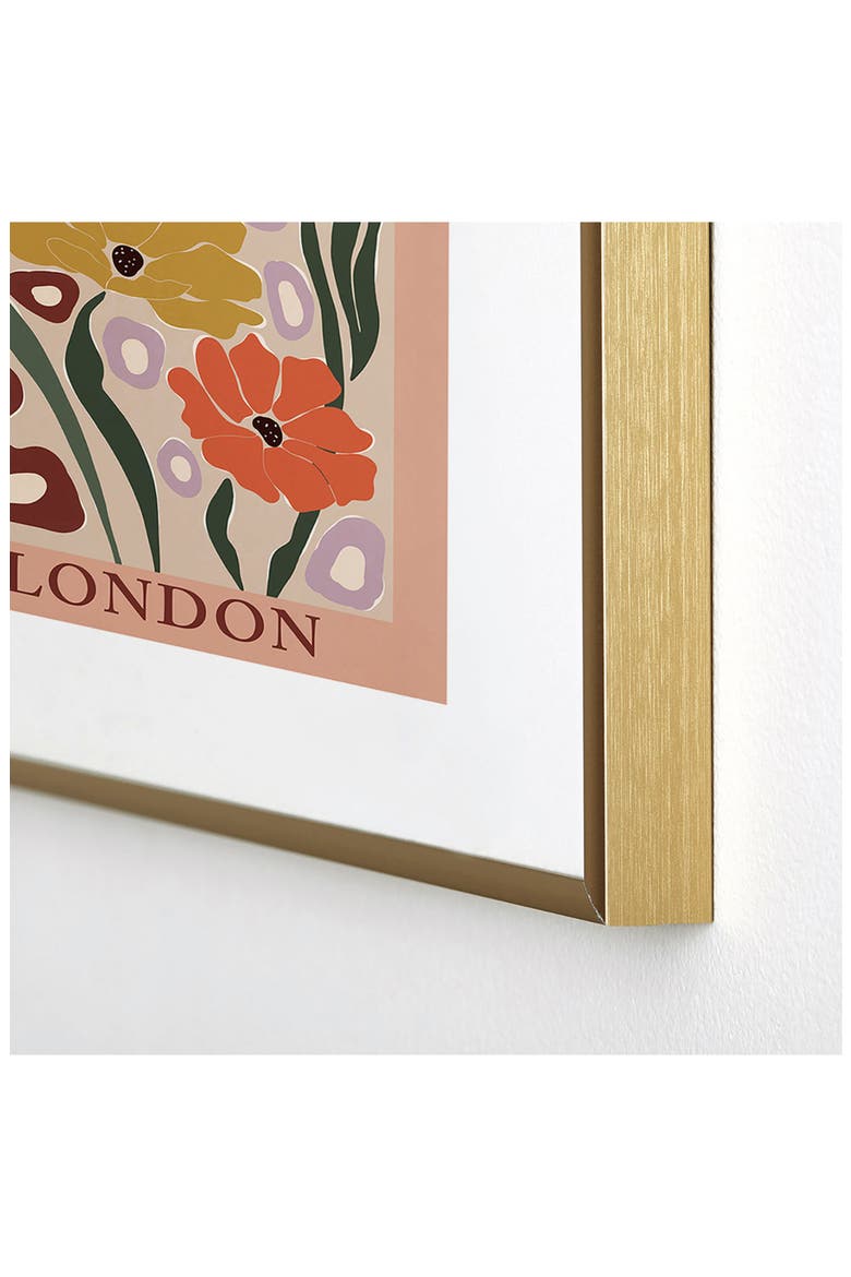 Flower Market Framed Art Print, Alternate, color, PINK