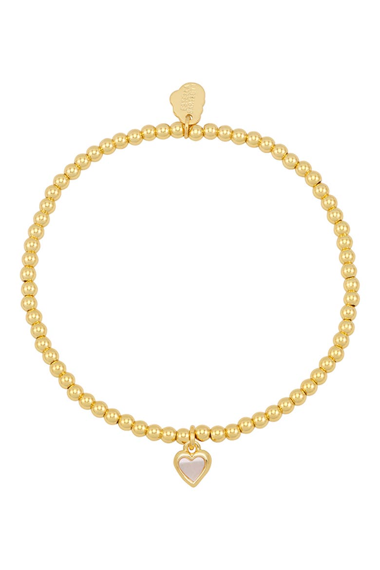Sienna Croissant Beaded Stretch Bracelet, Alternate, color, SILVER/ GOLD