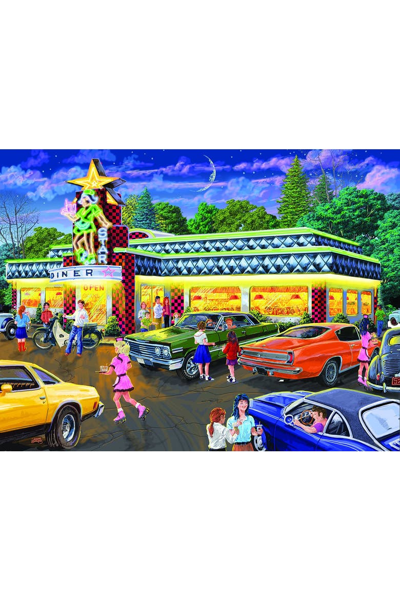 Star Diner 500 piece Jigsaw Puzzle for Adults, Alternate, color, Multicolor
